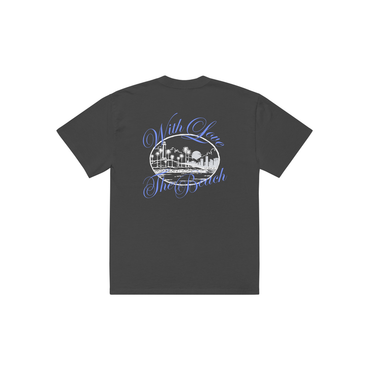 With Love, The Beach - Oversized Heavyweight Tee