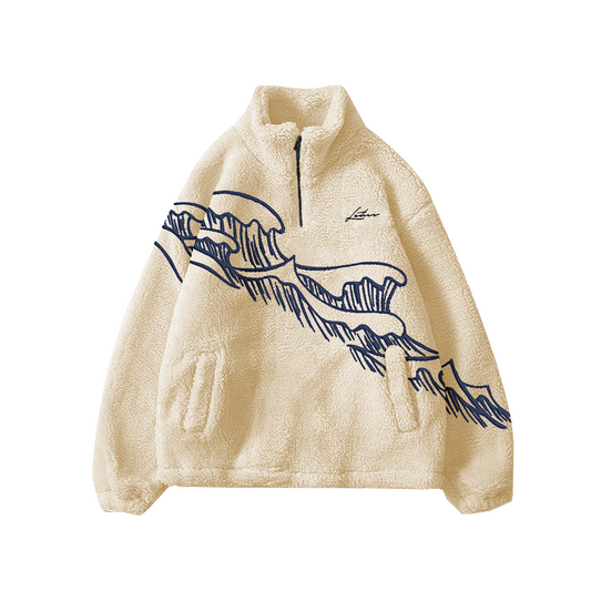 Great Wave Sherpa Quarter-Zip Jacket