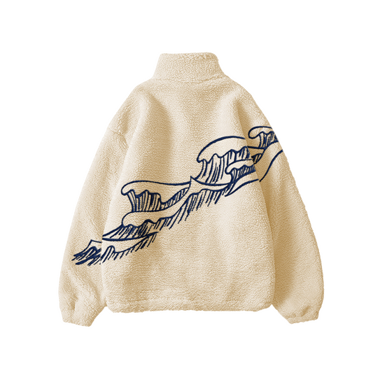 Great Wave Sherpa Quarter-Zip Jacket