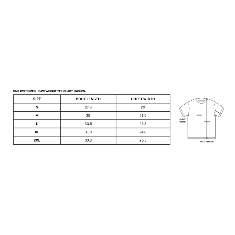 DND - Oversized Heavyweight Tee