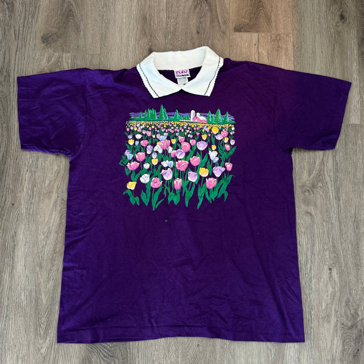 Flower Field - Collared Shirt