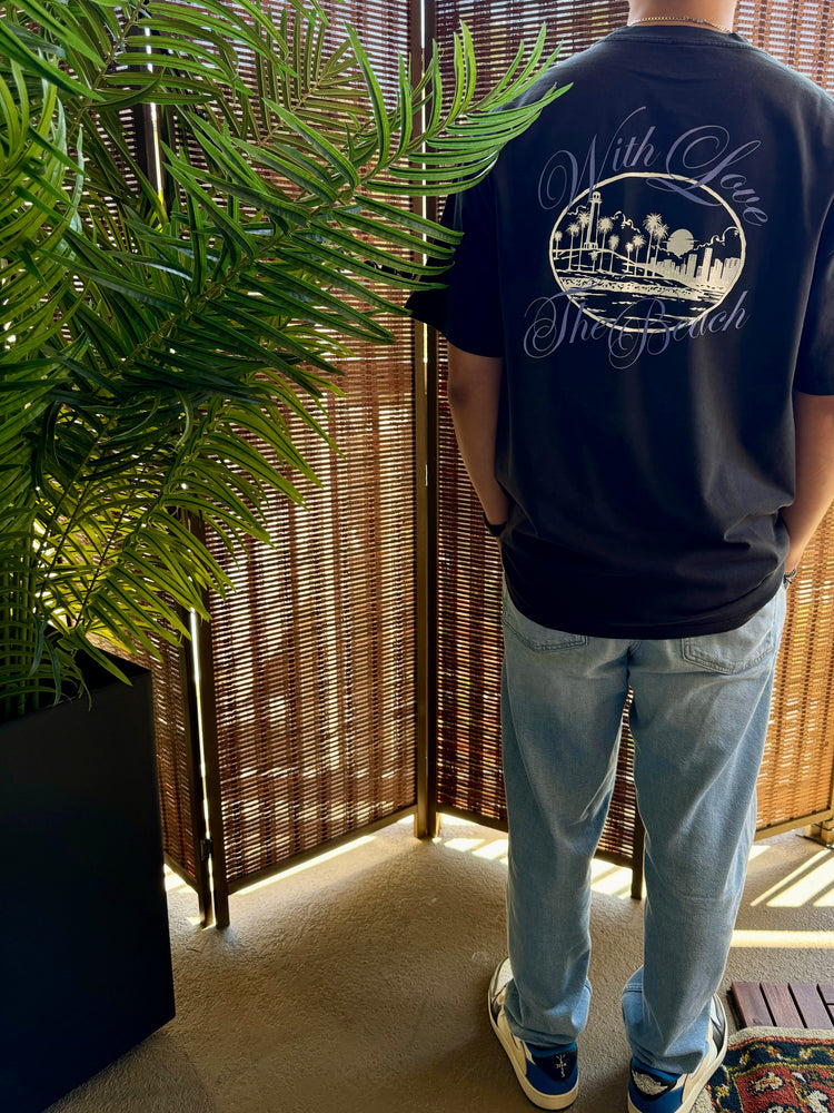 With Love, The Beach - Oversized Heavyweight Tee
