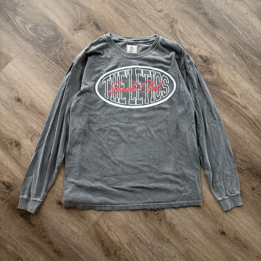 LA LETICS SPORTS CLUB - Long Sleeve Tee (WASHED GREY)