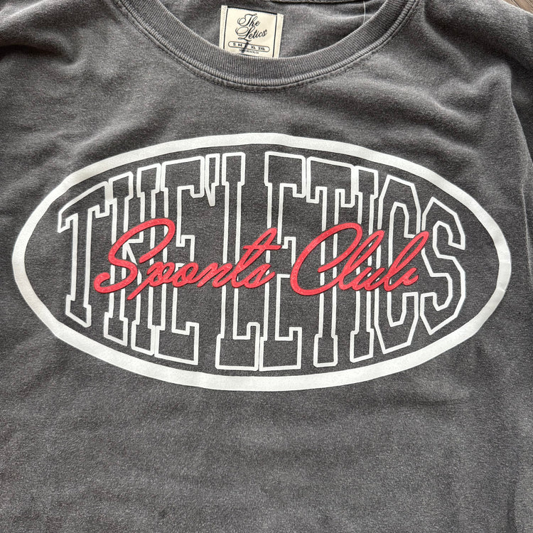 LA LETICS SPORTS CLUB - Long Sleeve Tee (WASHED GREY)