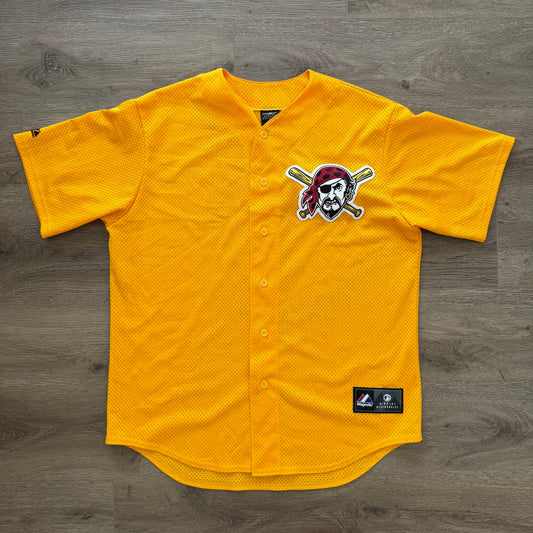 Pittsburgh Pirates Majestic - Mesh Batting Practice Jersey