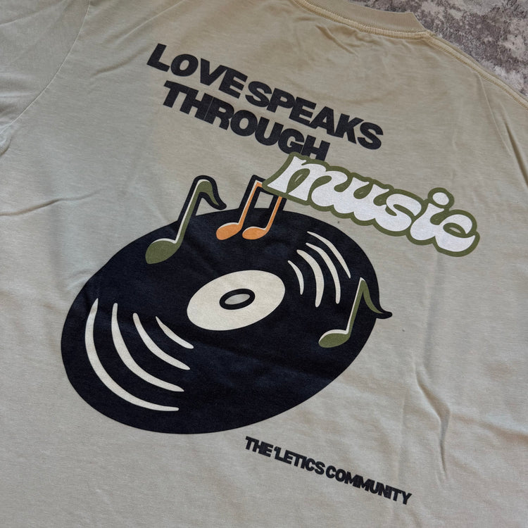 Love Speaks Through Music (Prototype #1) - Heavyweight Tee