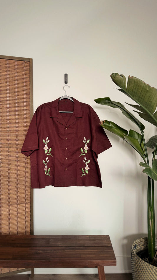 Sampaguita Button-Up