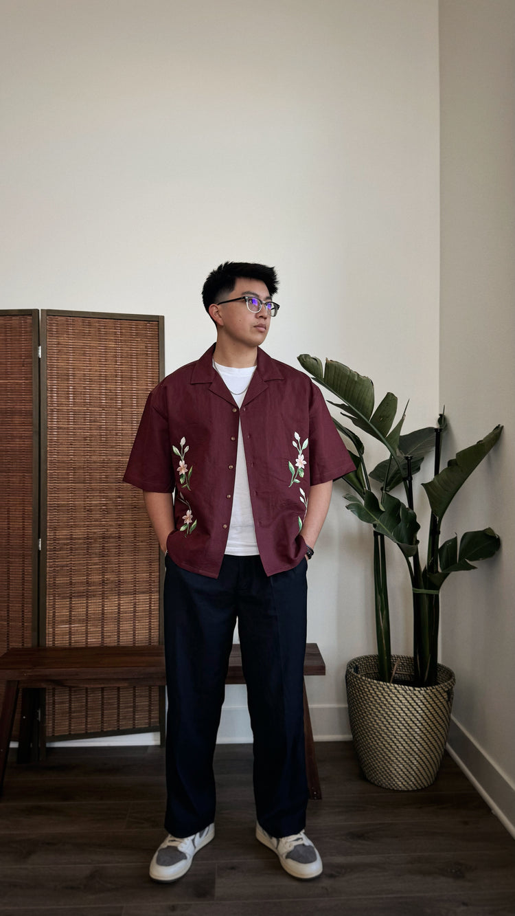 Sampaguita Button-Up