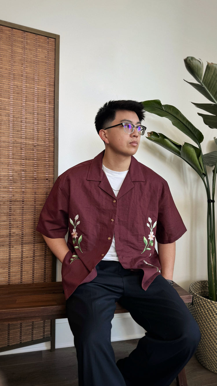 Sampaguita Button-Up