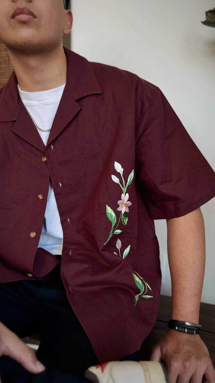 Sampaguita Button-Up