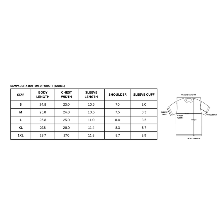 Sampaguita Button-Up