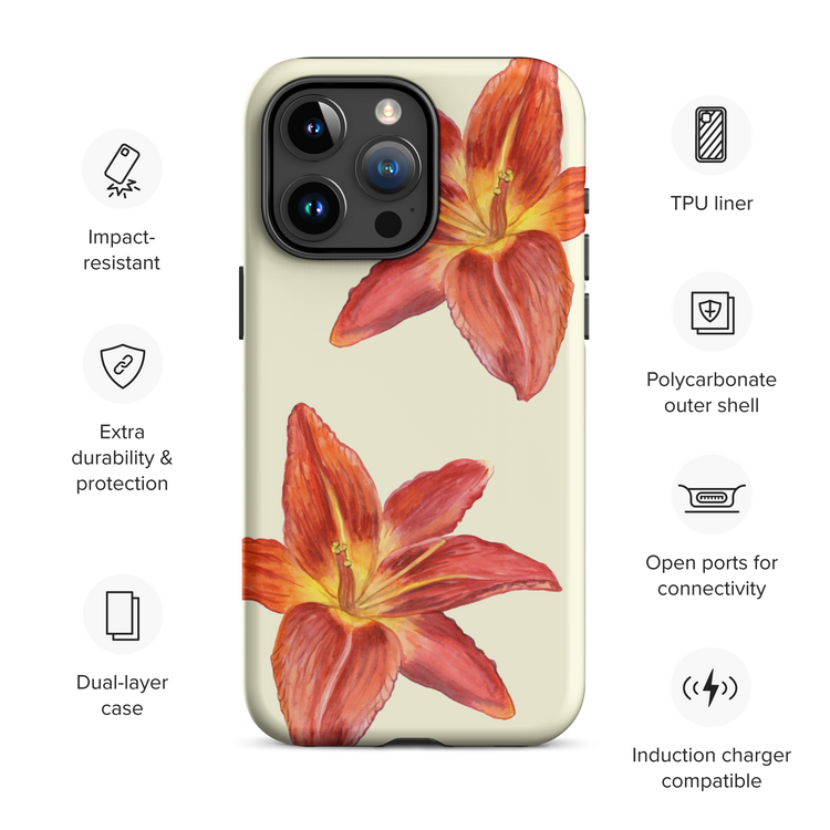 Tiger Lily - Tough Phone Case