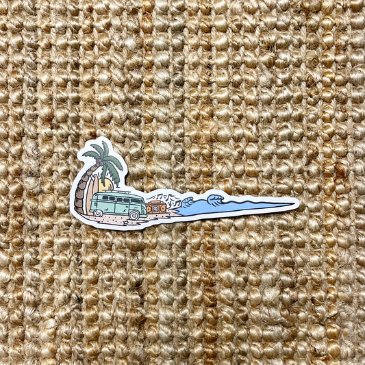 Beachside Blues - Sticker