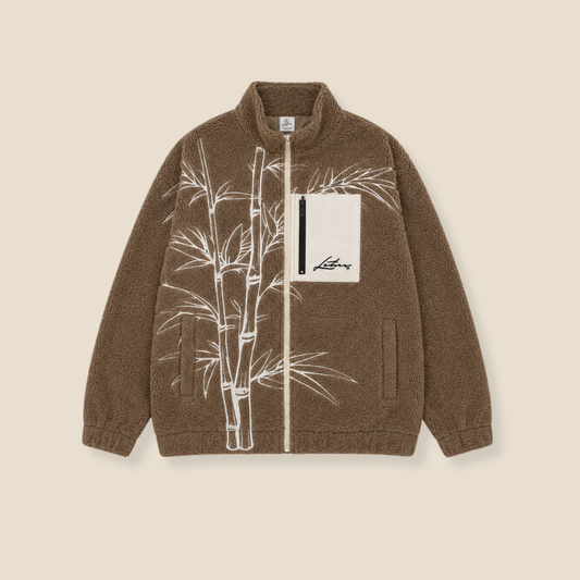 Bamboo Garden Sherpa Zip Jacket