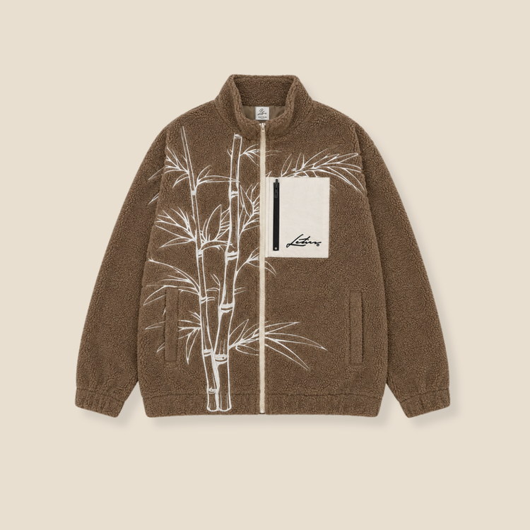 Bamboo Garden Sherpa Zip Jacket