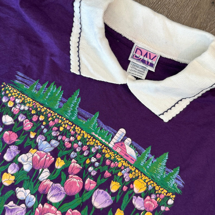 Flower Field - Collared Shirt