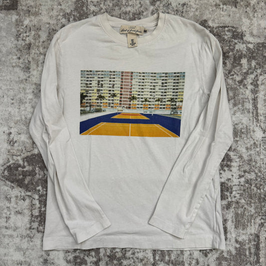 Hong Kong Colorful Basketball Court - Long Sleeve Tee