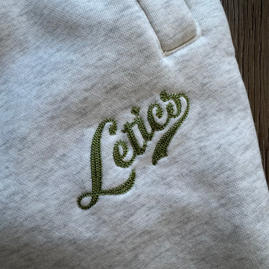LETICS SWEATS - SWEATPANTS (HEATHER OATMEAL)