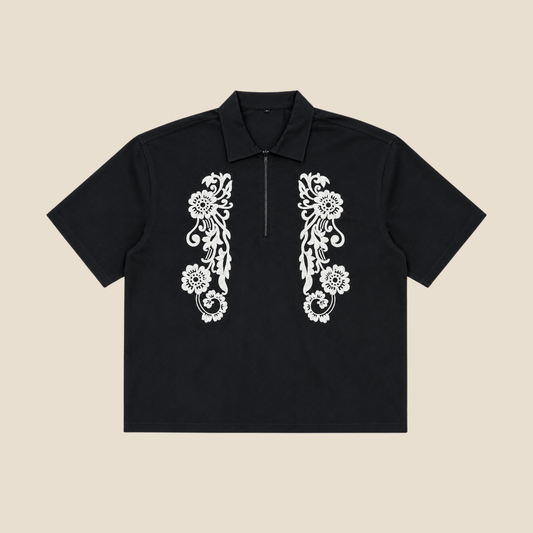 Remembered - Zip Collar Polo