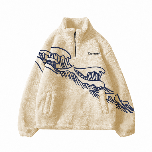 Great Wave Sherpa Quarter-Zip Jacket